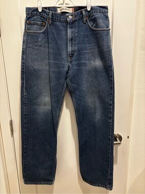 Levi’s 505 Men’s Regular Fit Dark Blue Jeans 36/32
